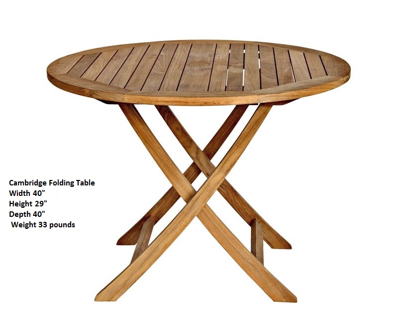 Braxton 5PC Folding Dining Set by Three Birds Casual - Image 3